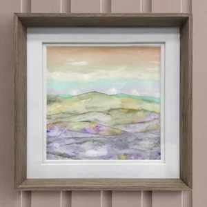 Alder Framed Print Nut/Meadow