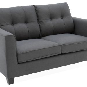 Astrid-2-Seater-Sofa-Charcoal-1.jpeg Miyu 2 Seater Sofa Charcoal