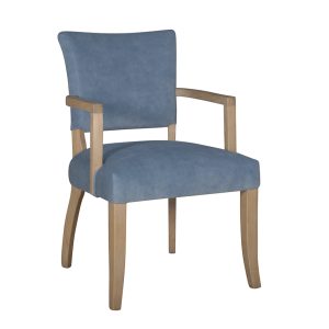 Duke-Velvet-With-Arms-Dining-Chair-Blue-2.jpeg Marlene Velvet Dining Chair with Arms