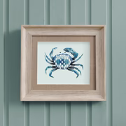 Milton Framed Print Seafoam
