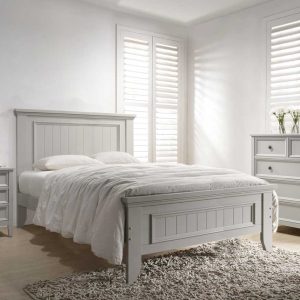 Mila-Panelled-Bed-4-Taupe.jpg Kunas 4 foot 6 Panelled