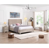 Mulranney Beige Bed Frame