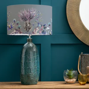 3 Jadis Complete Table Lamp Aqua/Sapphire
