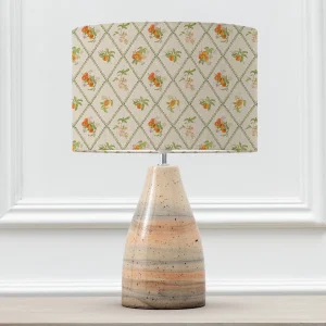 53 Japura Complete Table Lamp Sandstone/Multicolour