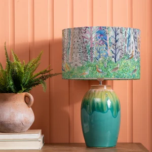 61 Eucalypt Complete Table Lamp Aqua/Dawn