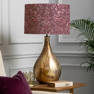 Allegra Complete Table Lamp Ruby
