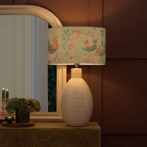 90 Epona Complete Table Lamp Cream/Robins Egg